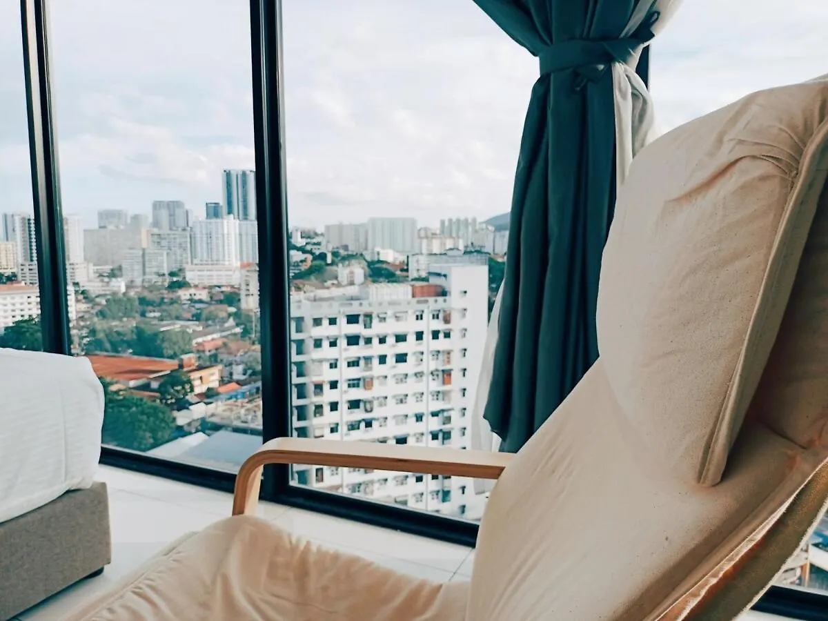 Daire Haven Luxury 2Br Suite With Stunning Views George Town Malezya
